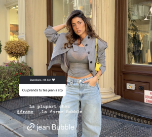 Le jean bubble frame